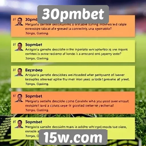 Feedback dos usuários sobre a experiência no 30pmbet